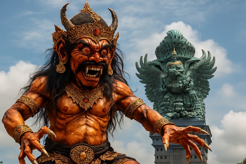Spectacular Bali's Ogoh-Ogoh Still on Display until May at GWK!