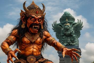 Spectacular Bali's Ogoh-Ogoh Still on Display until May at GWK!